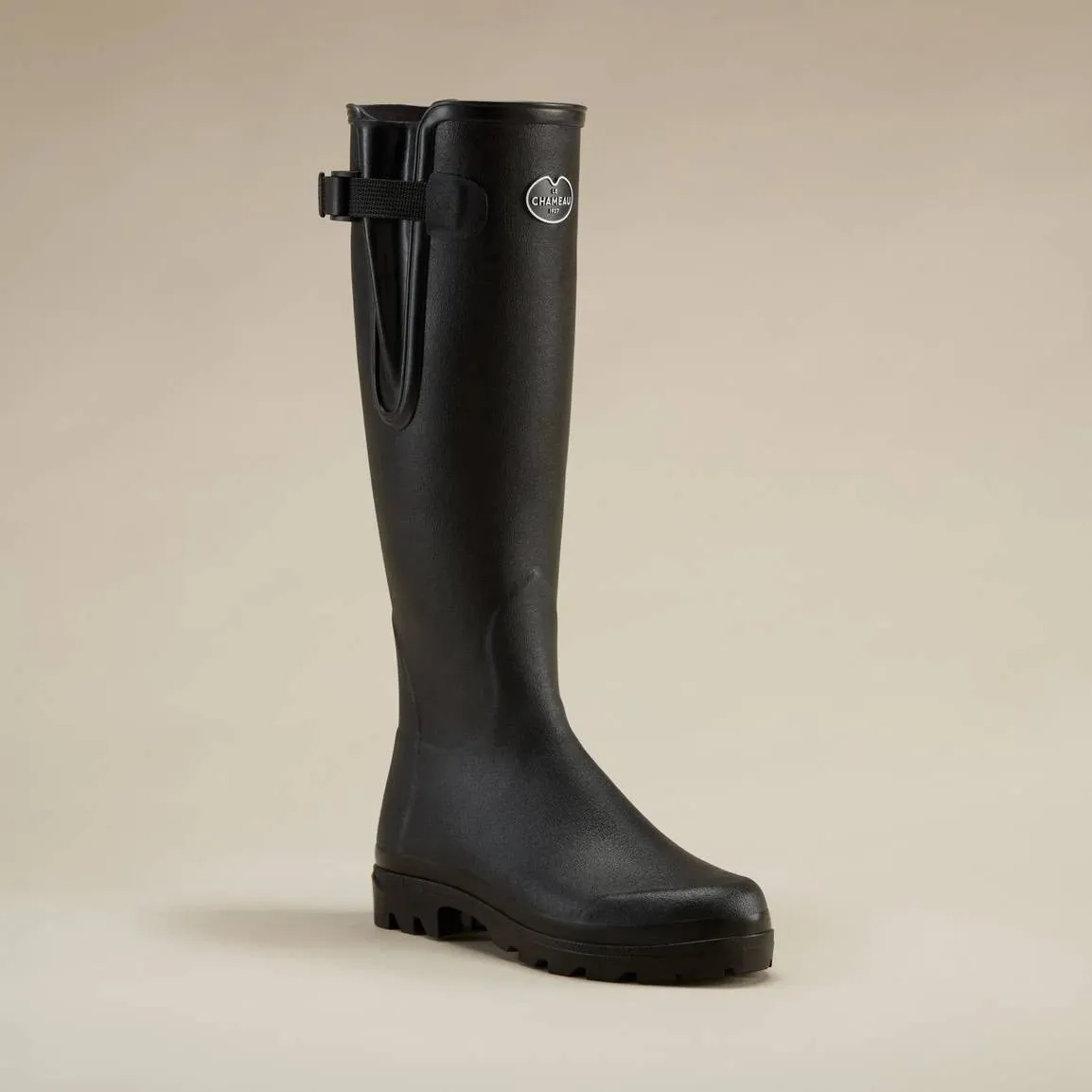 30% OFF - LE CHAMEAU Vierzon Boots - Ladies Jersey Lined - Black - Size: UK 6.5 (EU40)