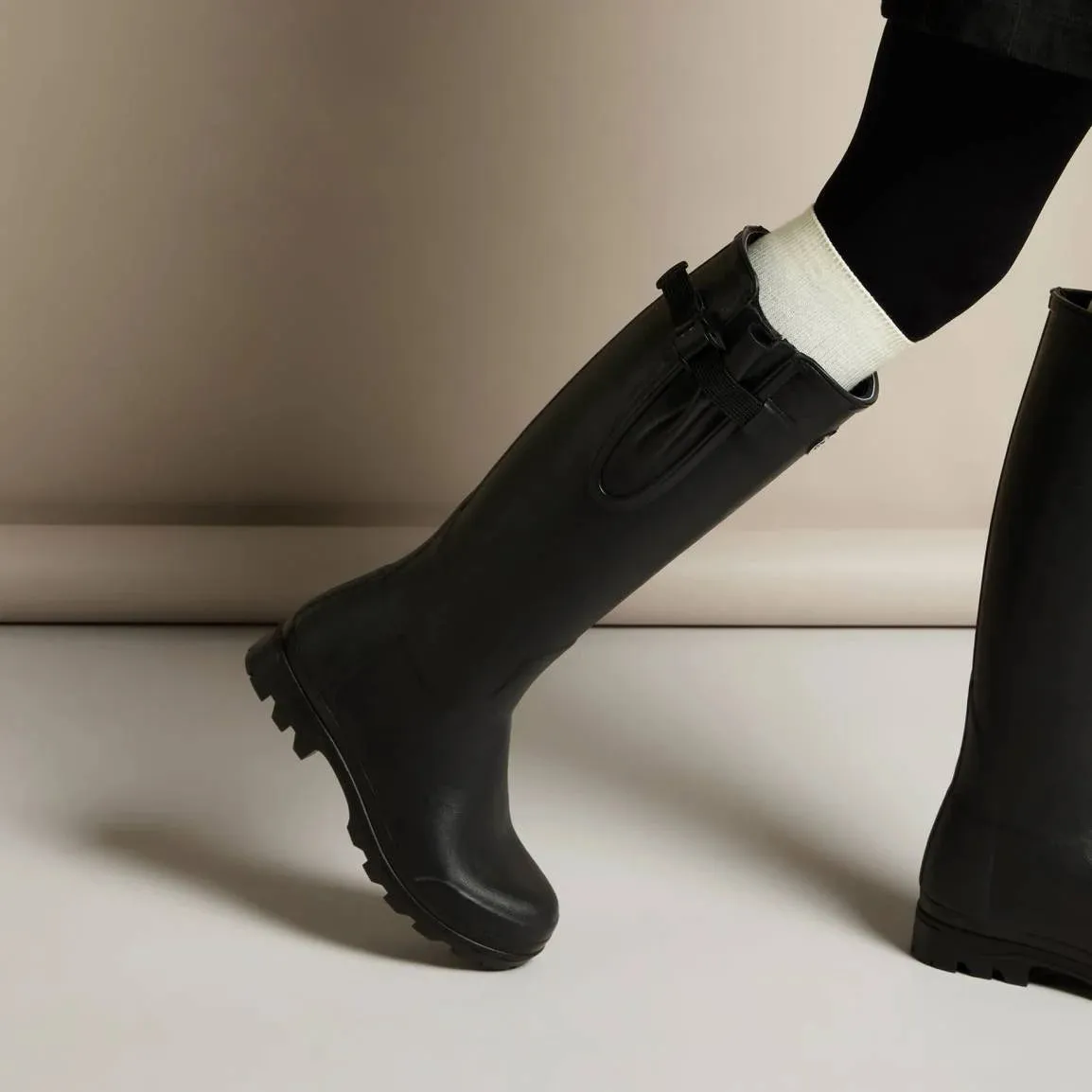 30% OFF - LE CHAMEAU Vierzon Boots - Ladies Jersey Lined - Black - Size: UK 6.5 (EU40)