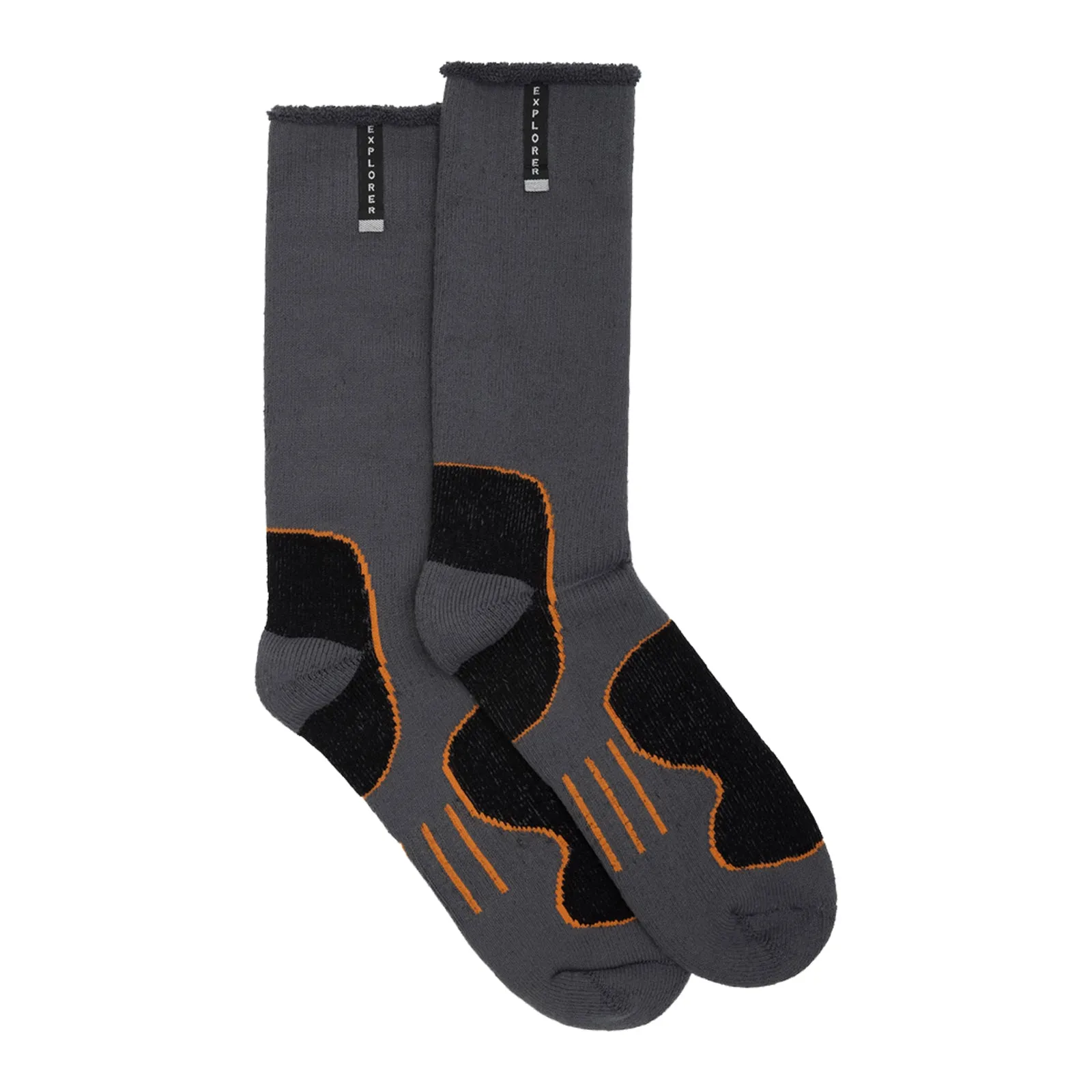 7 Pairs Bonds Explorer Extreme Impact Crew Mens Thick Work Cotton Socks Bulk