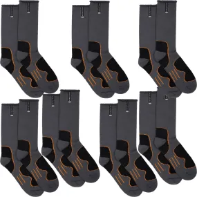 7 Pairs Bonds Explorer Extreme Impact Crew Mens Thick Work Cotton Socks Bulk