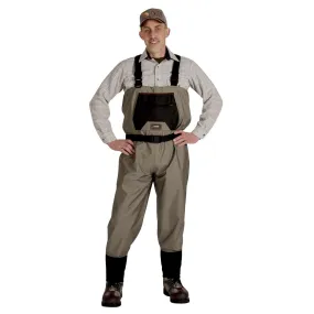 Caddis Mens Breathable Stockingfoot Waders - Small Tan