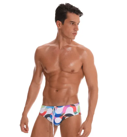 Cartoon men's swimming trunks
