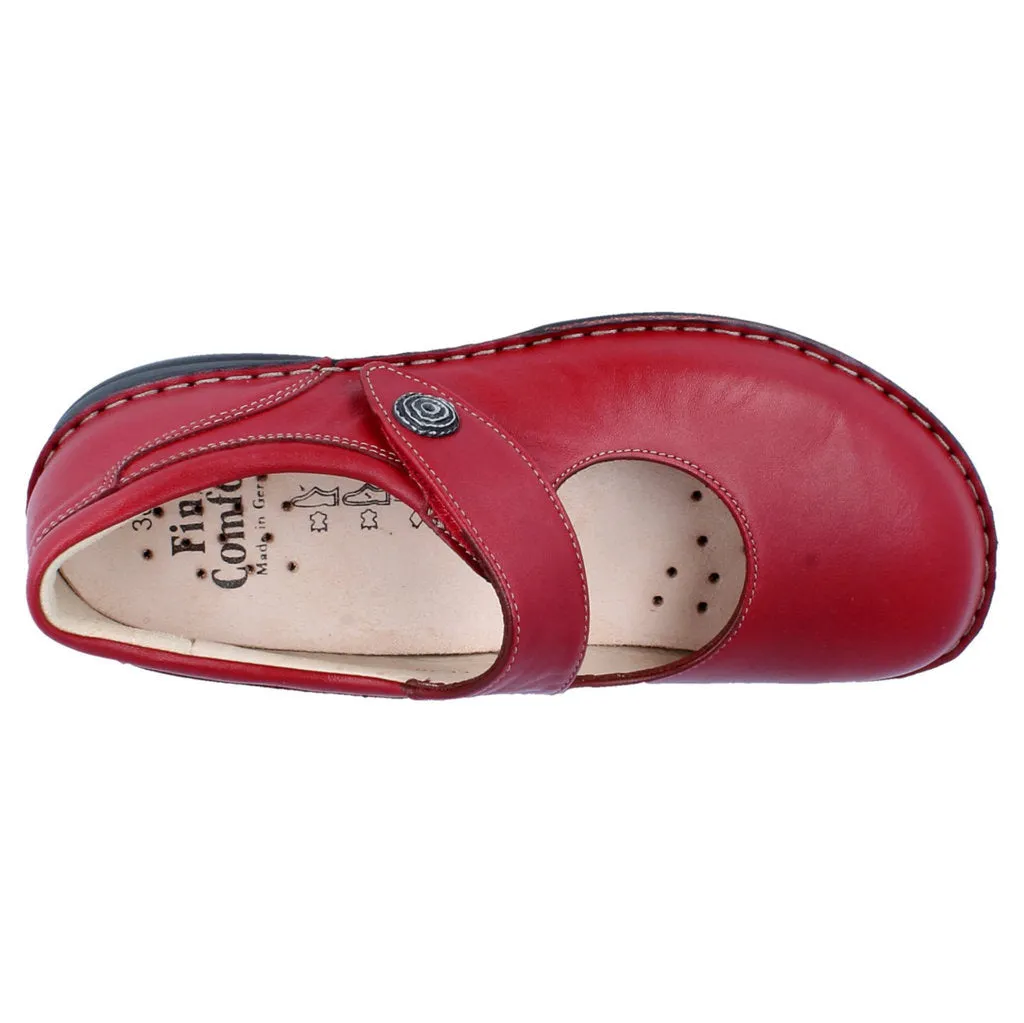 Finn Comfort Laval Leather Women's Mary Jane Shoes