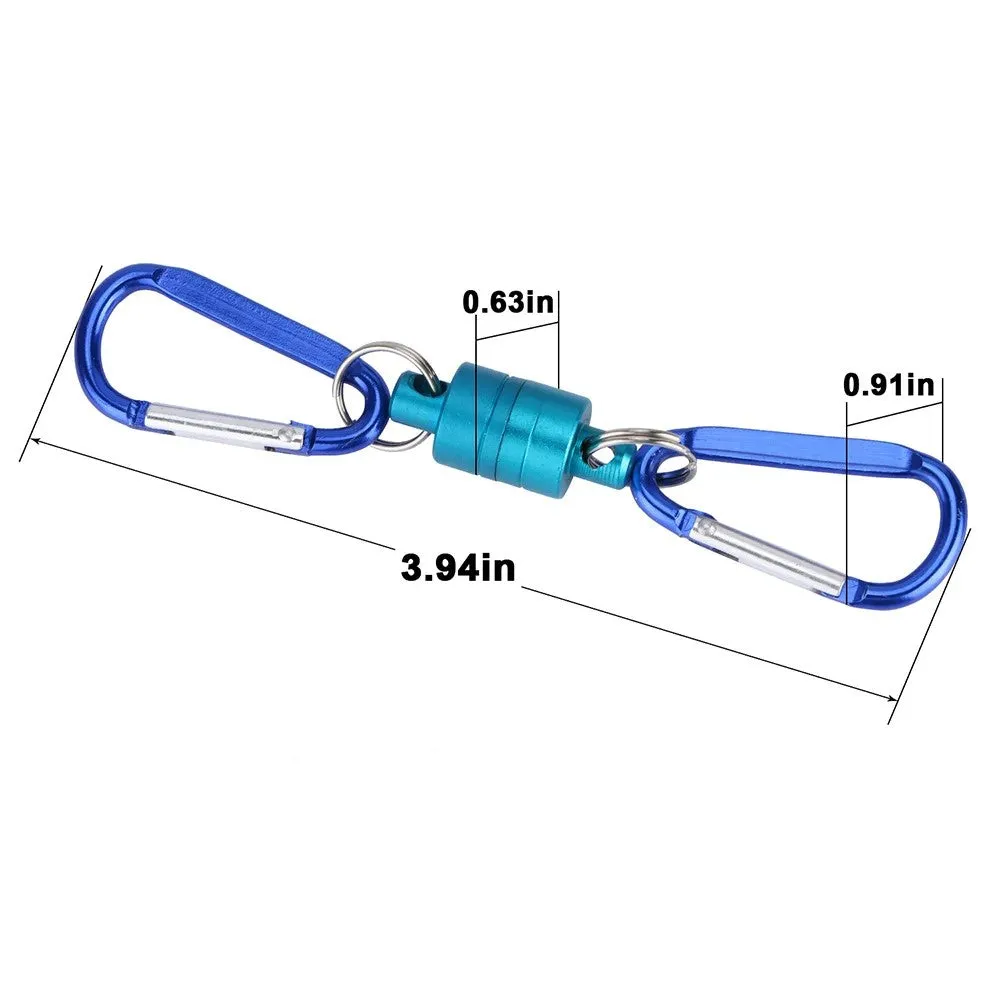 Fly Fishing Net with Lanyard Rope Magnetic Buckle
