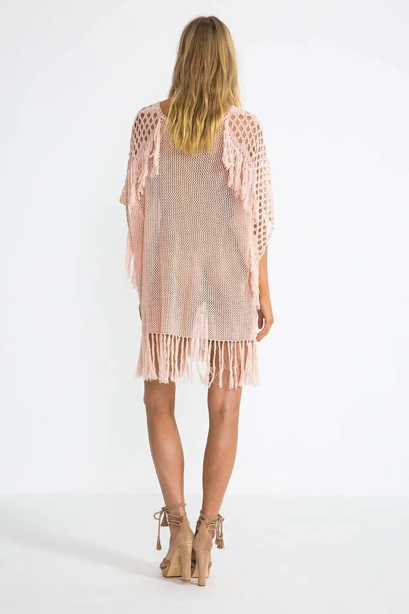 Knitted Sumyading Chest Strap Bikini Hoodie Blouse