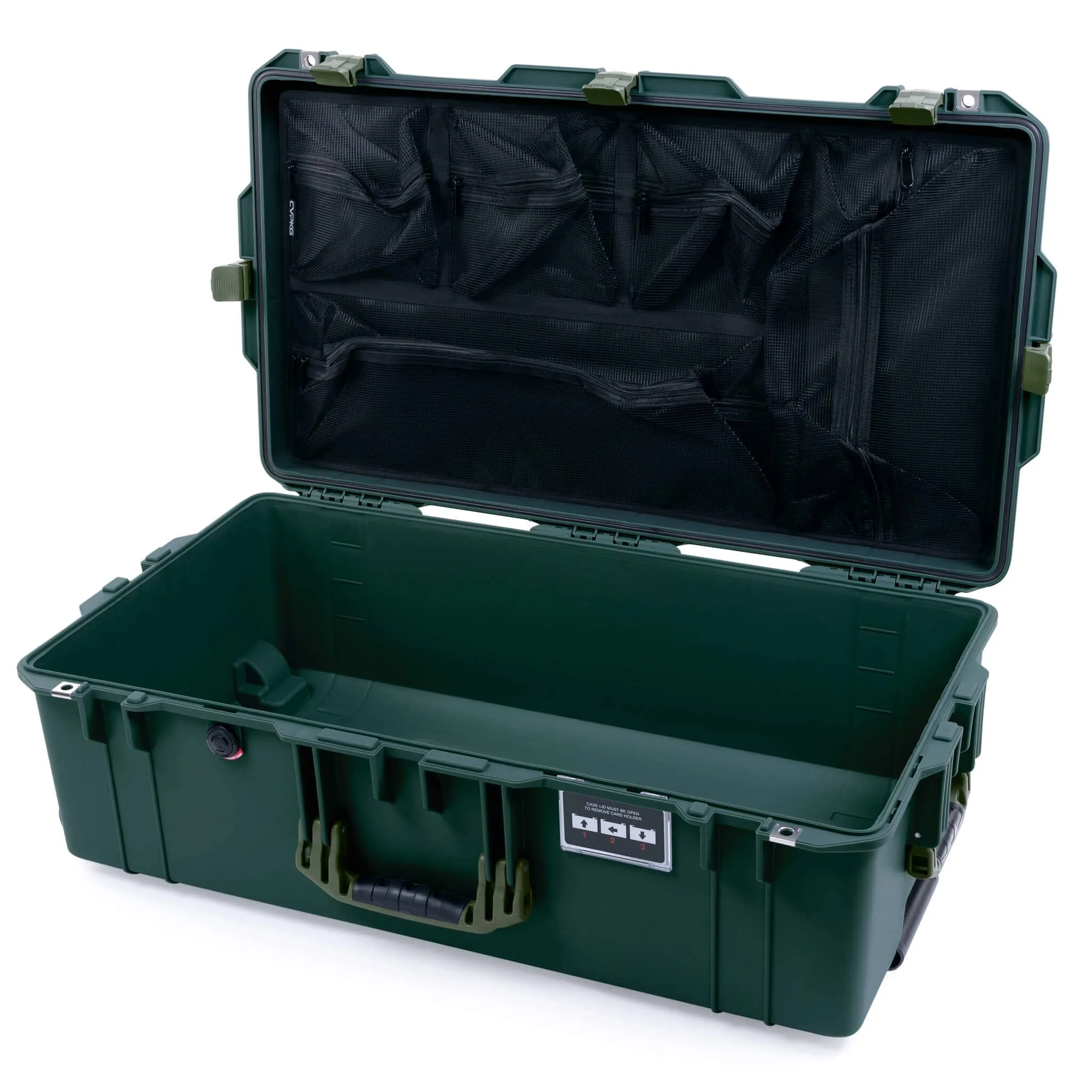Pelican 1615 Air Case, Trekking Green with OD Green Handles & Latches