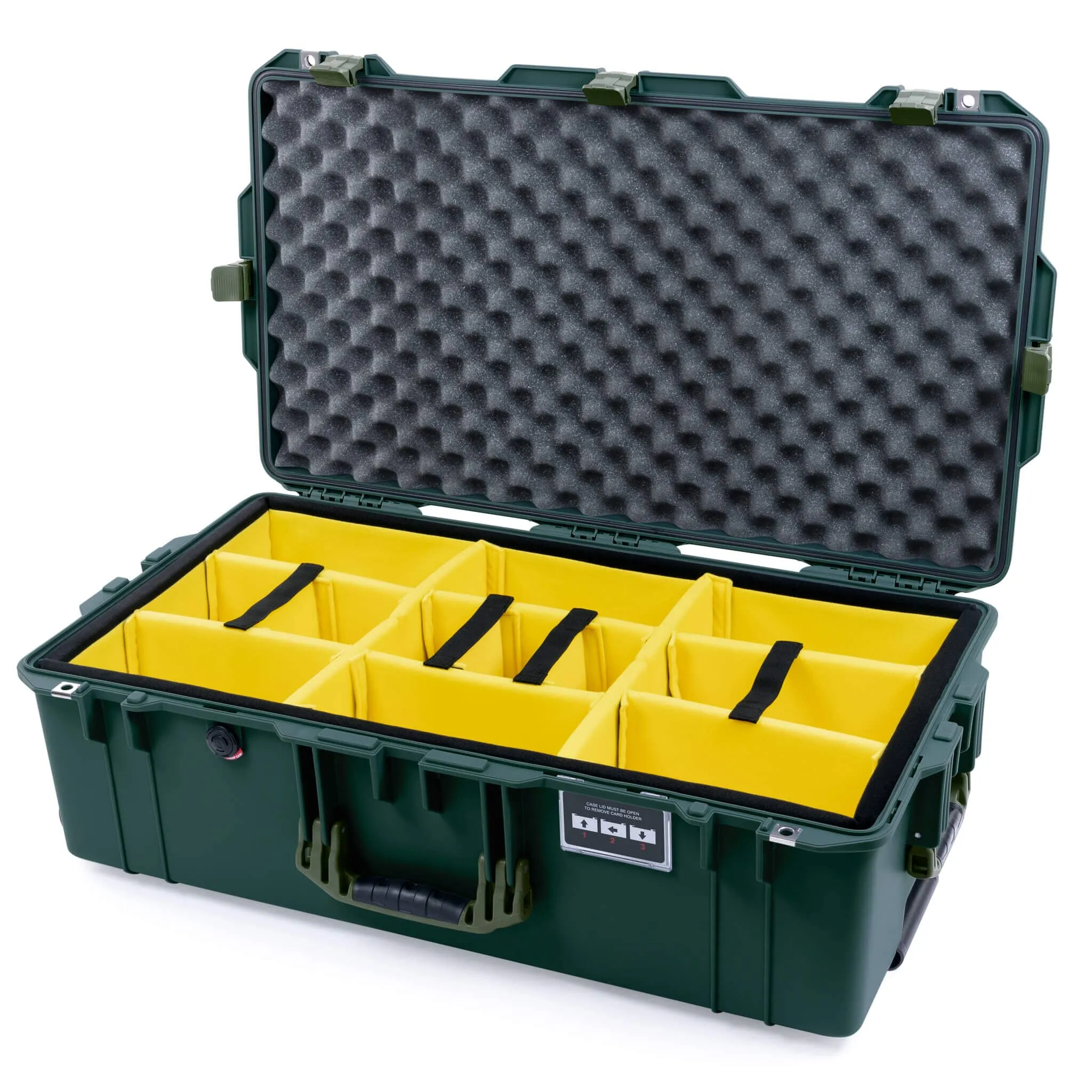 Pelican 1615 Air Case, Trekking Green with OD Green Handles & Latches