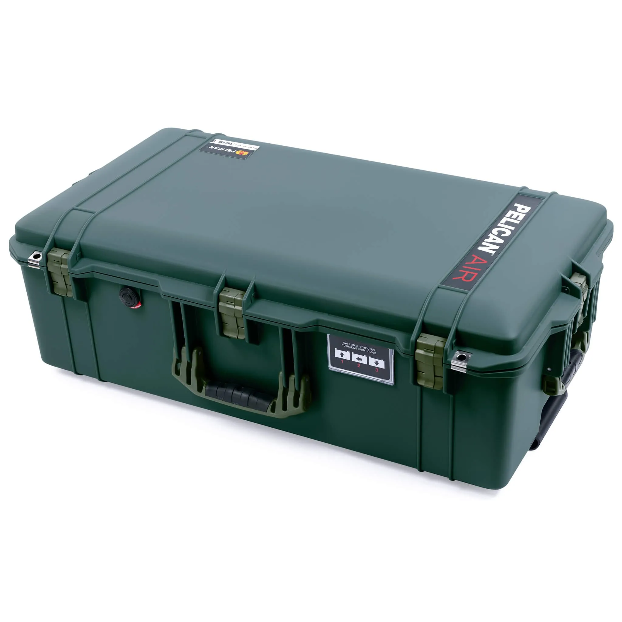 Pelican 1615 Air Case, Trekking Green with OD Green Handles & Latches