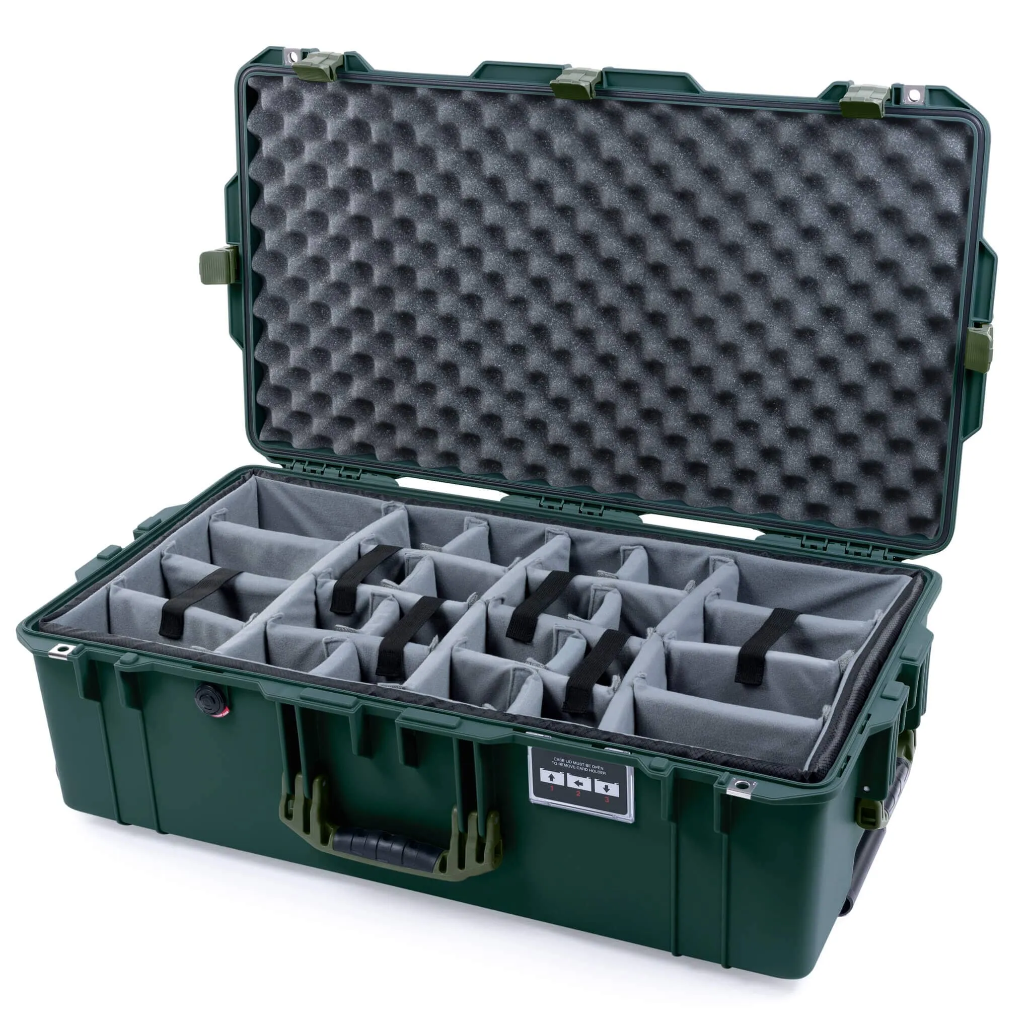 Pelican 1615 Air Case, Trekking Green with OD Green Handles & Latches