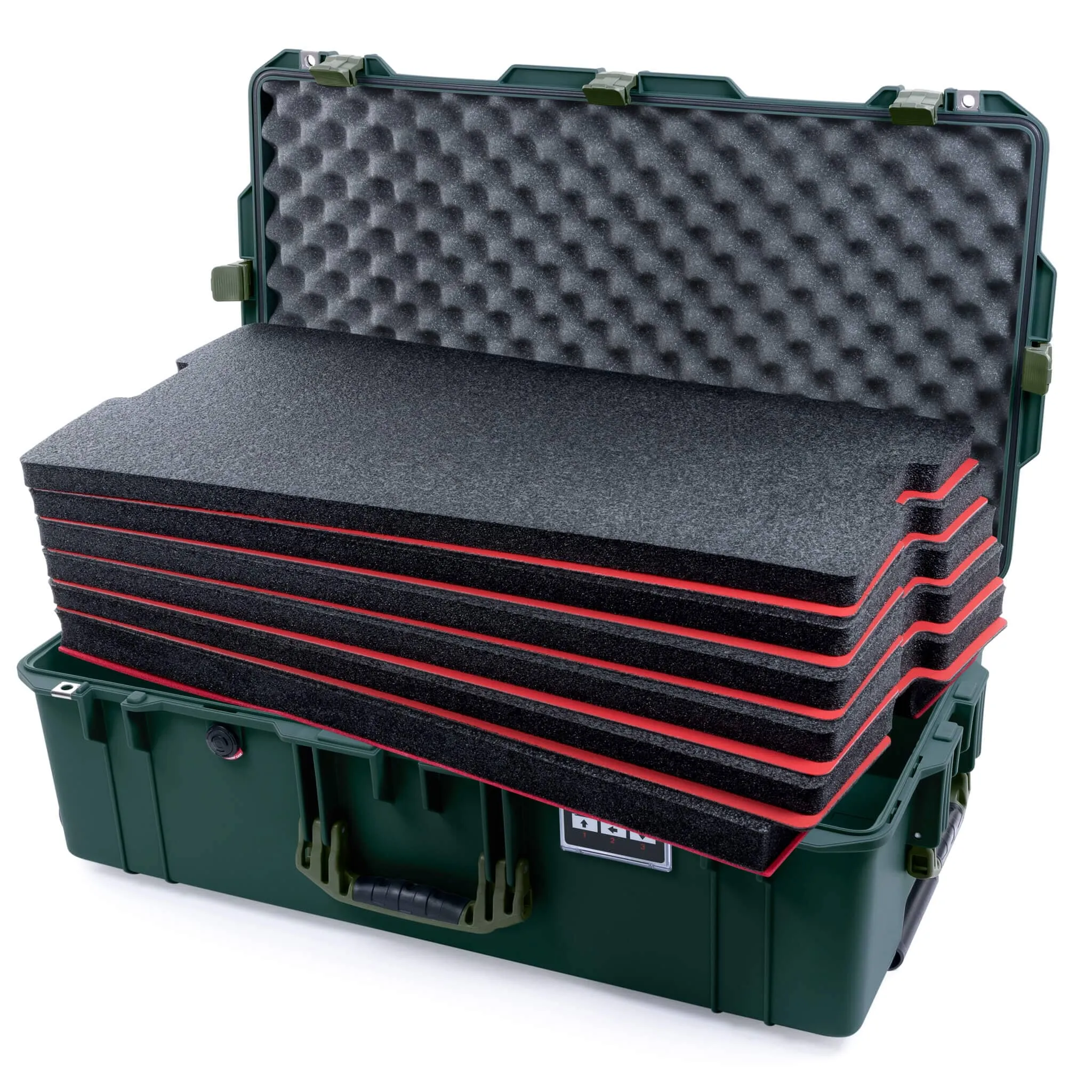 Pelican 1615 Air Case, Trekking Green with OD Green Handles & Latches