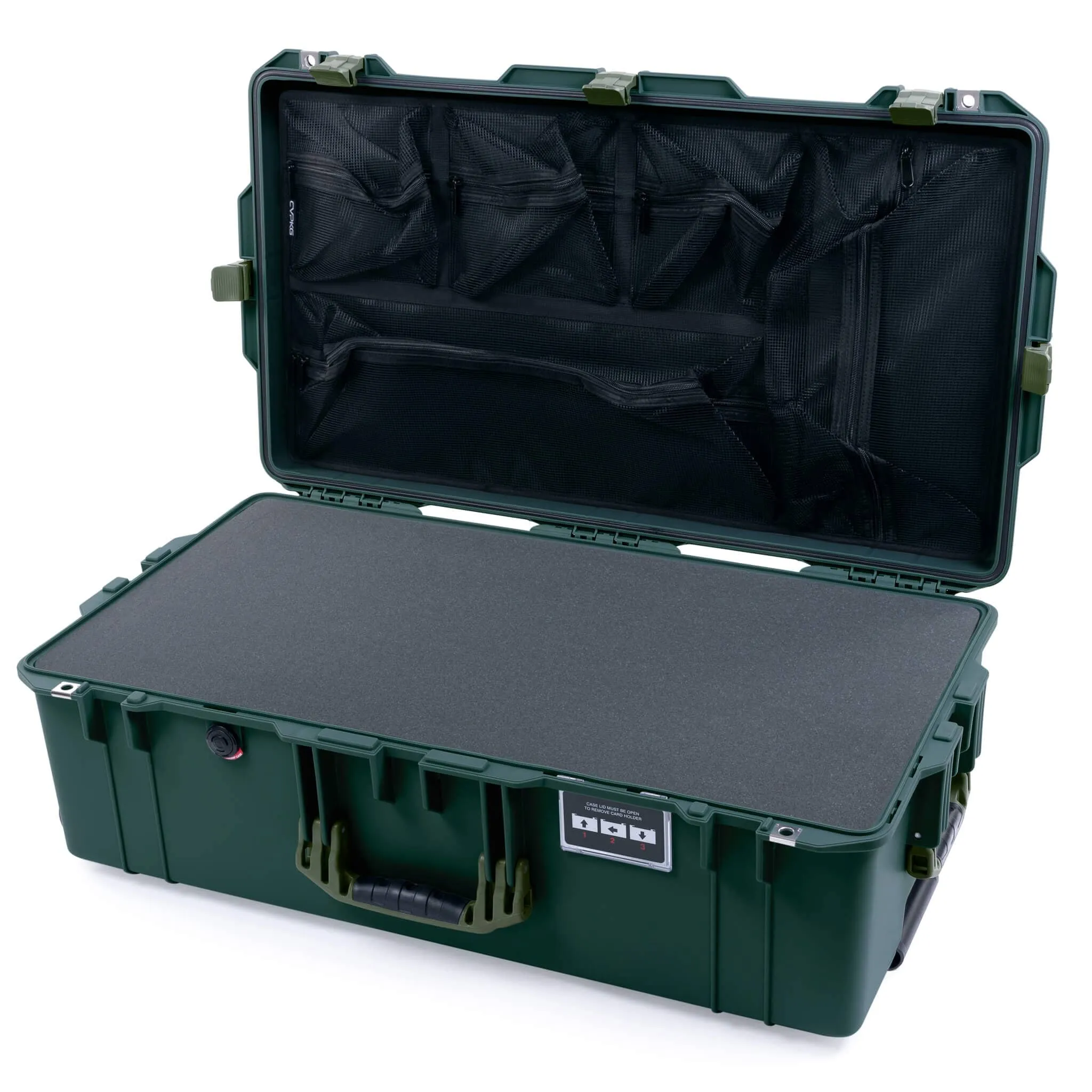 Pelican 1615 Air Case, Trekking Green with OD Green Handles & Latches