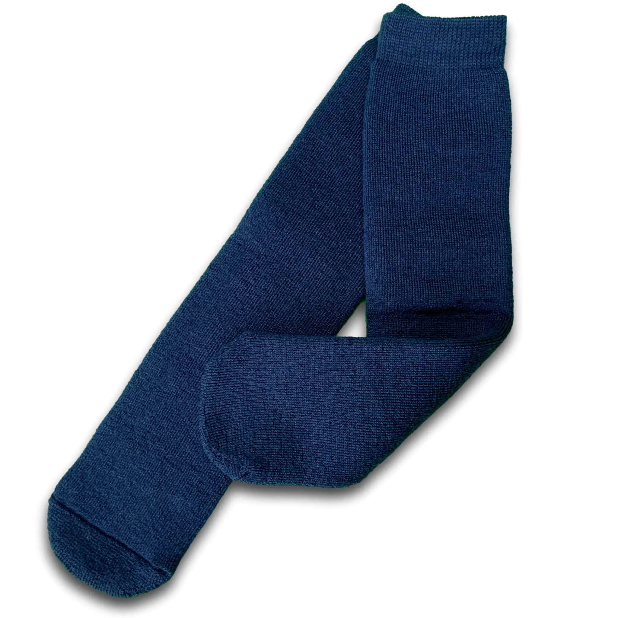 Premium 14" Child Thermal Tube Sock, EU 23-30, UK 6-12, Navy