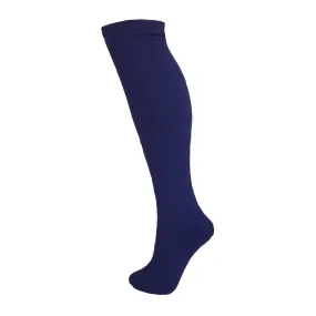 Premium 14" Child Thermal Tube Sock, EU 23-30, UK 6-12, Navy