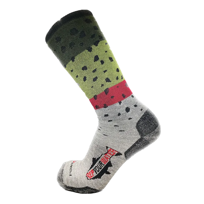 Rep Your Water Rainbow Trout Skin Socks