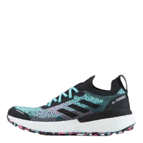 Terrex Two Ultra Trail Running Shoes Acid Mint / Core Black / Screaming Pink
